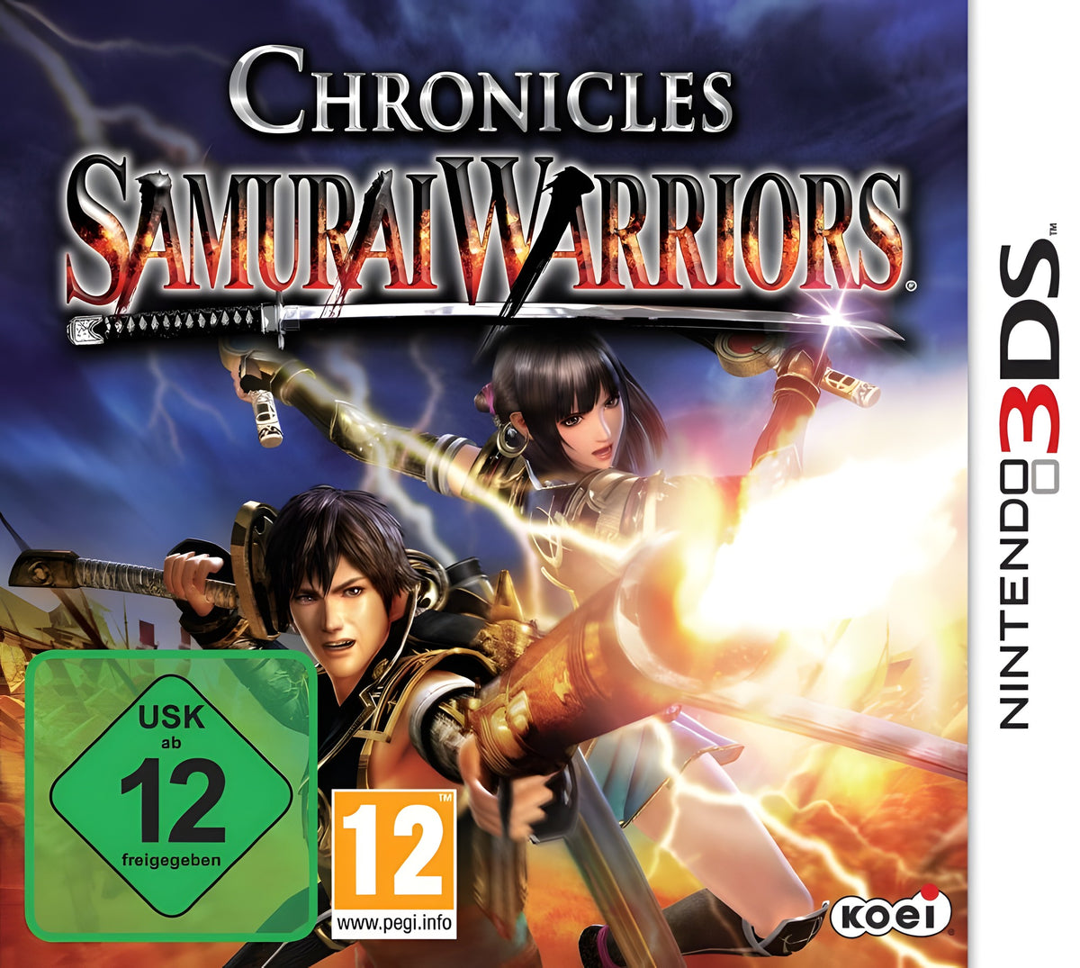 Das Cover von Samurai Warriors Chronicles für Nintendo 3DS