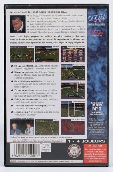 Jonah Lomu Rugby
