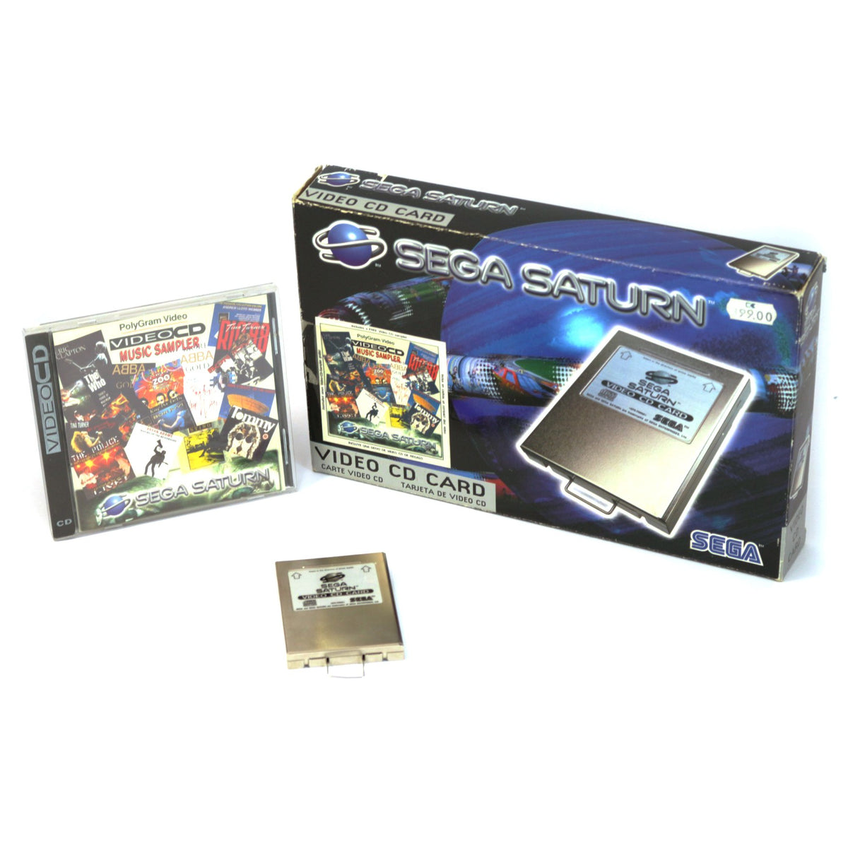 Original Video CD Card / VCD Karte + Demo Video-CD PAL Version
