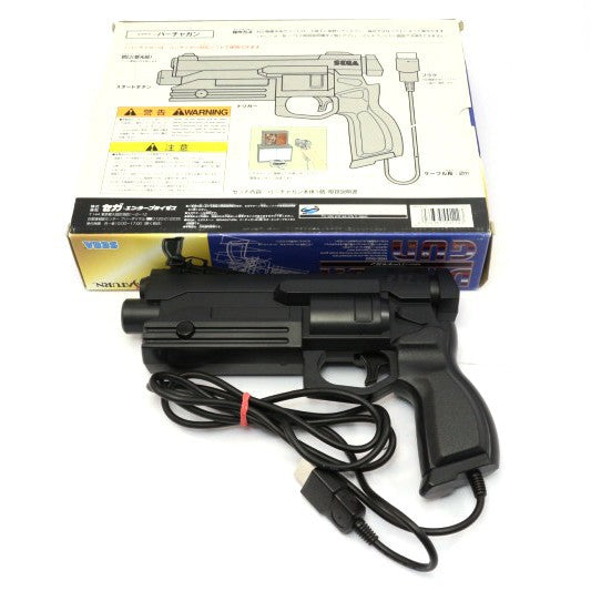 Original Virtua Gun / Lightgun / Pistole / Light Phaser HSS-0122 schwarz [Sega]