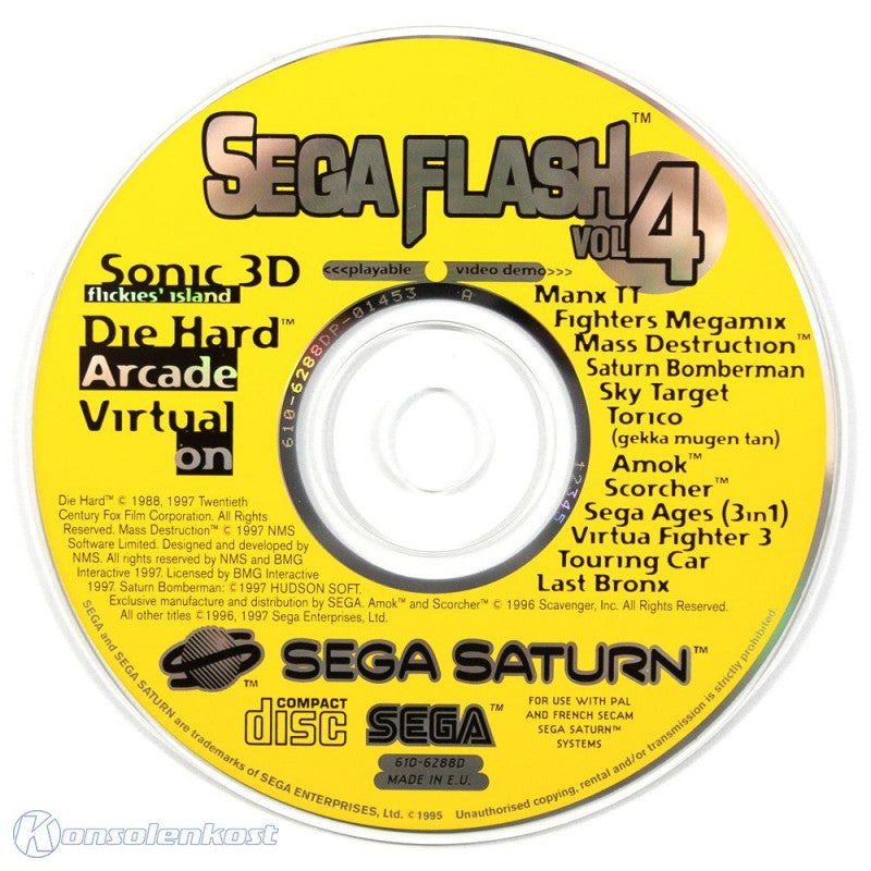 Sega Flash Vol. 4 - Demo CD