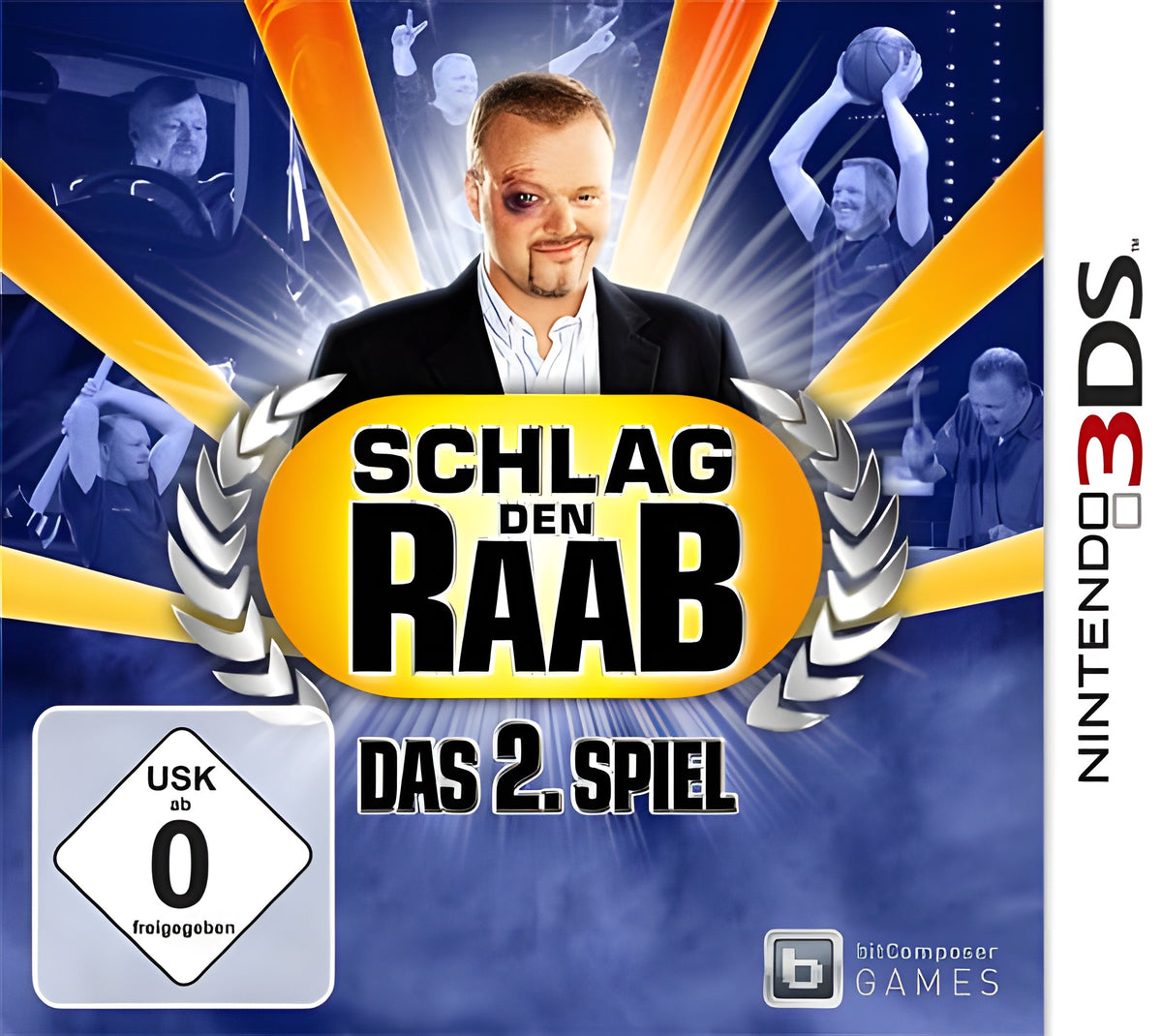 Das Cover von Schlag den Raab 2 für Nintendo 3DS