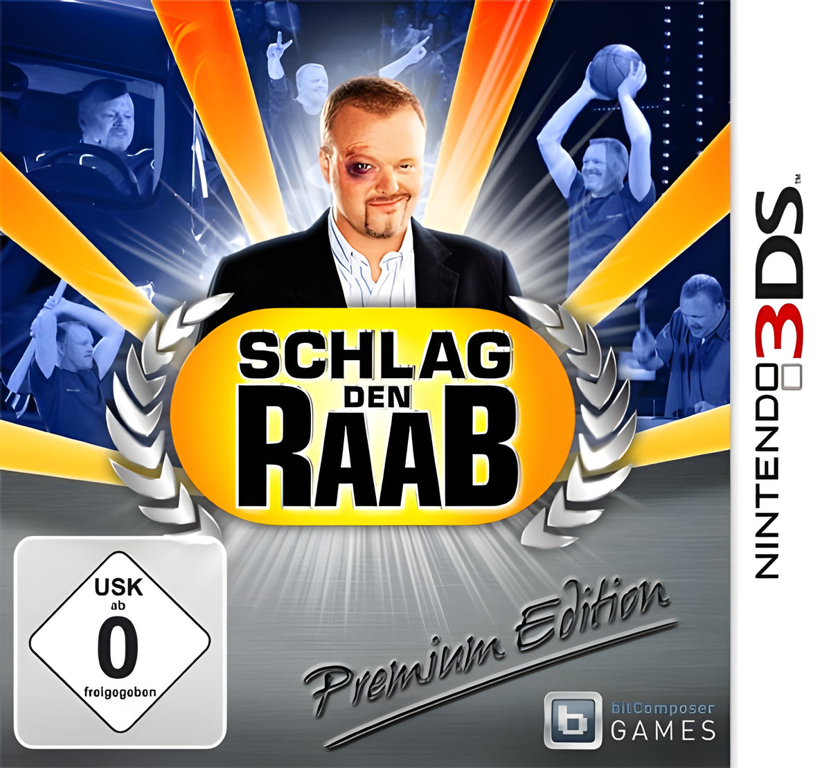 Das Cover von Schlag den Raab: Das 2. Spiel Premium Edition für Nintendo 3DS