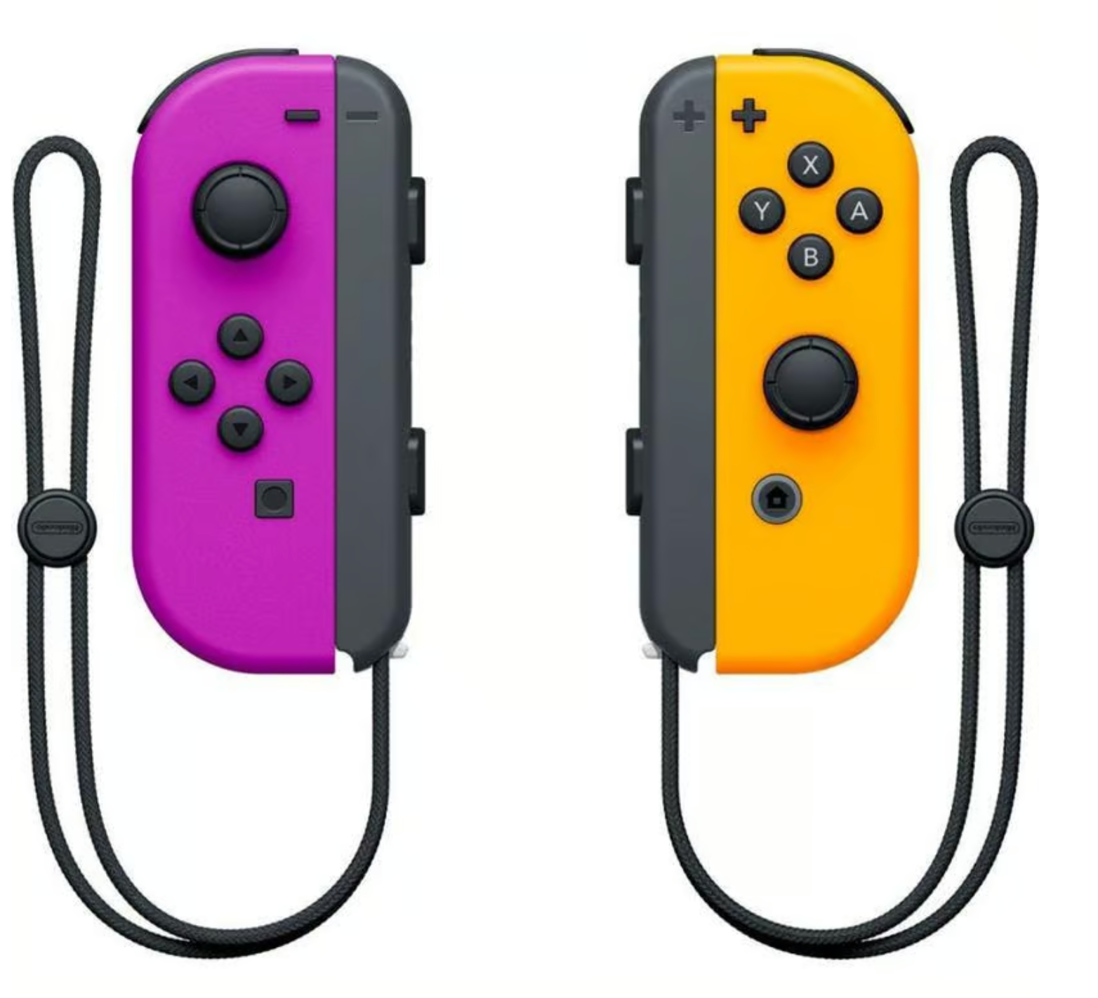 Joy-Con 2er Set neon-lila - neon-orange