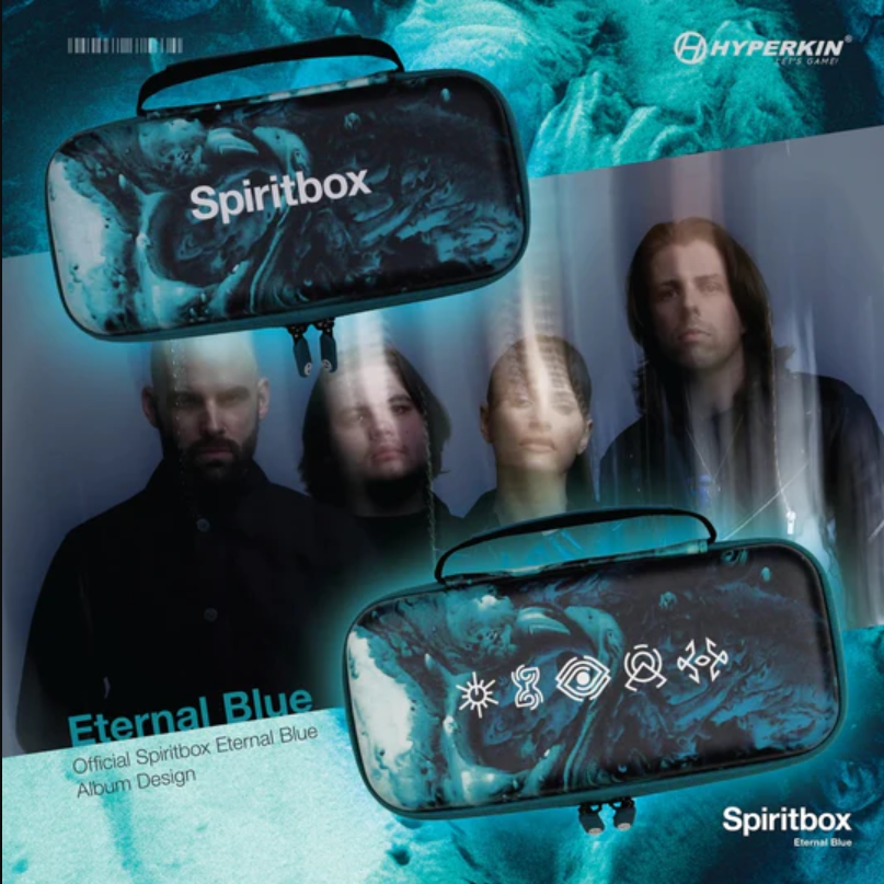 Offizielle Spiritbox EVA Hard Shell Carrying Case / Tasche Eternal Blue
