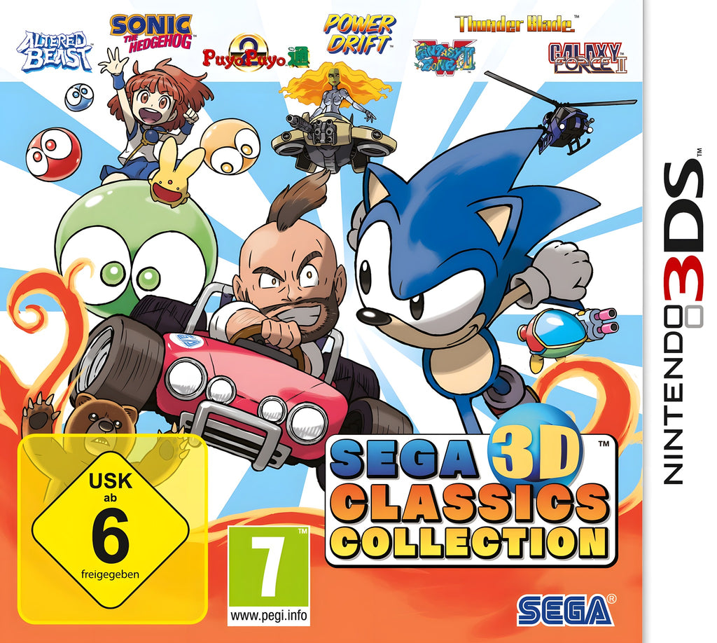 Sega 3D Classics Collection (DE) – Cover Vorderseite