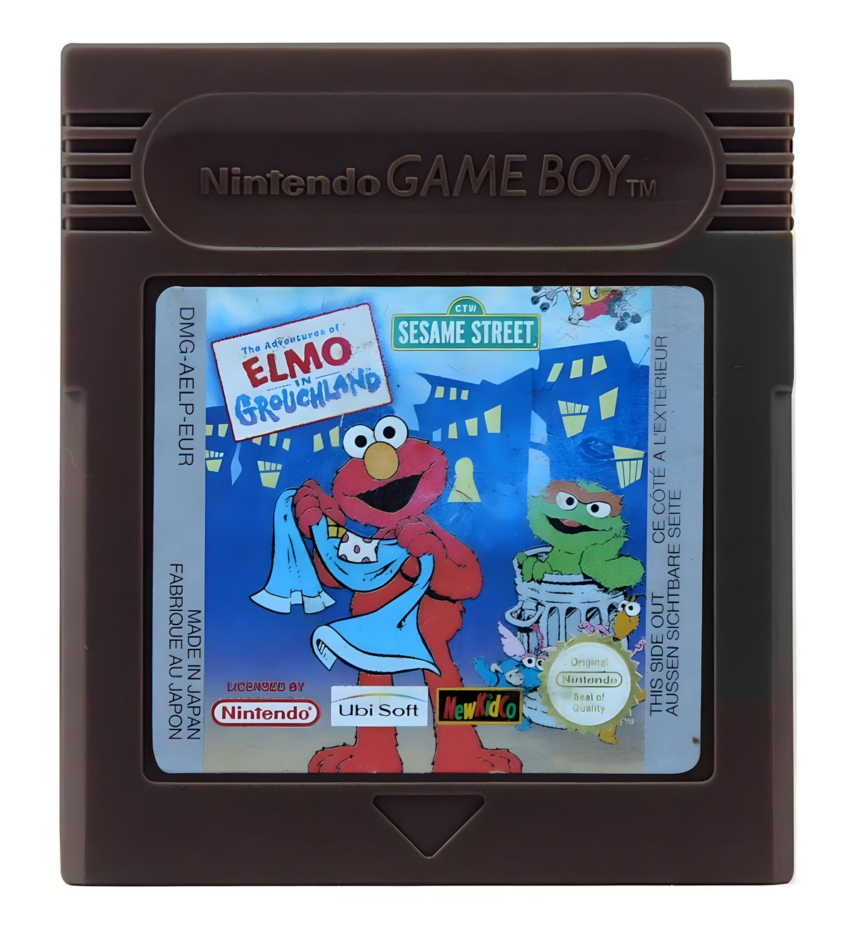 Das Modul von Sesamstraße: Elmo im Grummelland / Adventures in Grouchland für GameBoy Color