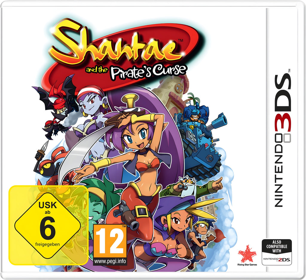 Shantae and the Pirates Curse (DE) – Cover Vorderseite