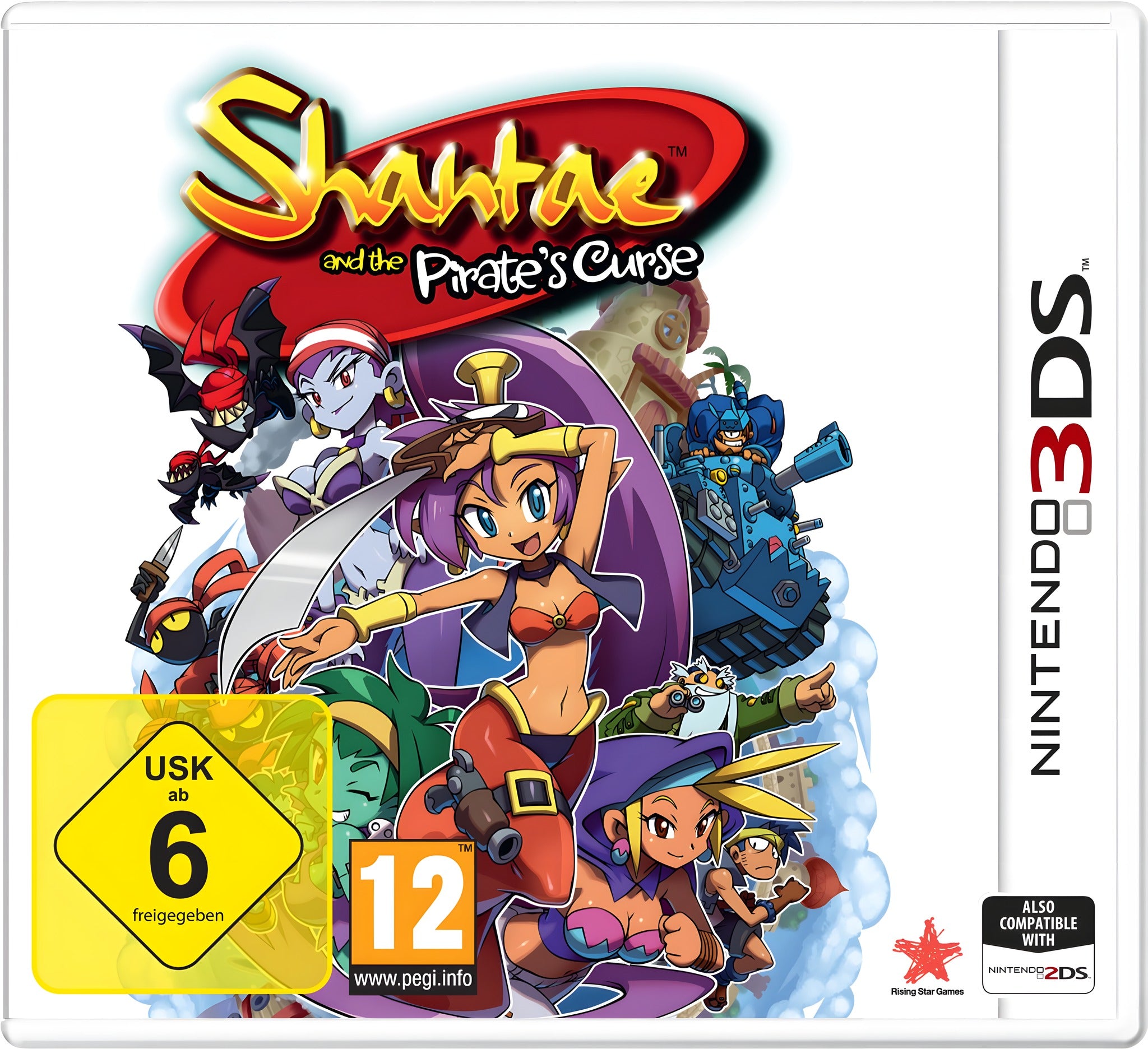 Shantae and the Pirates Curse (DE) – Cover Vorderseite