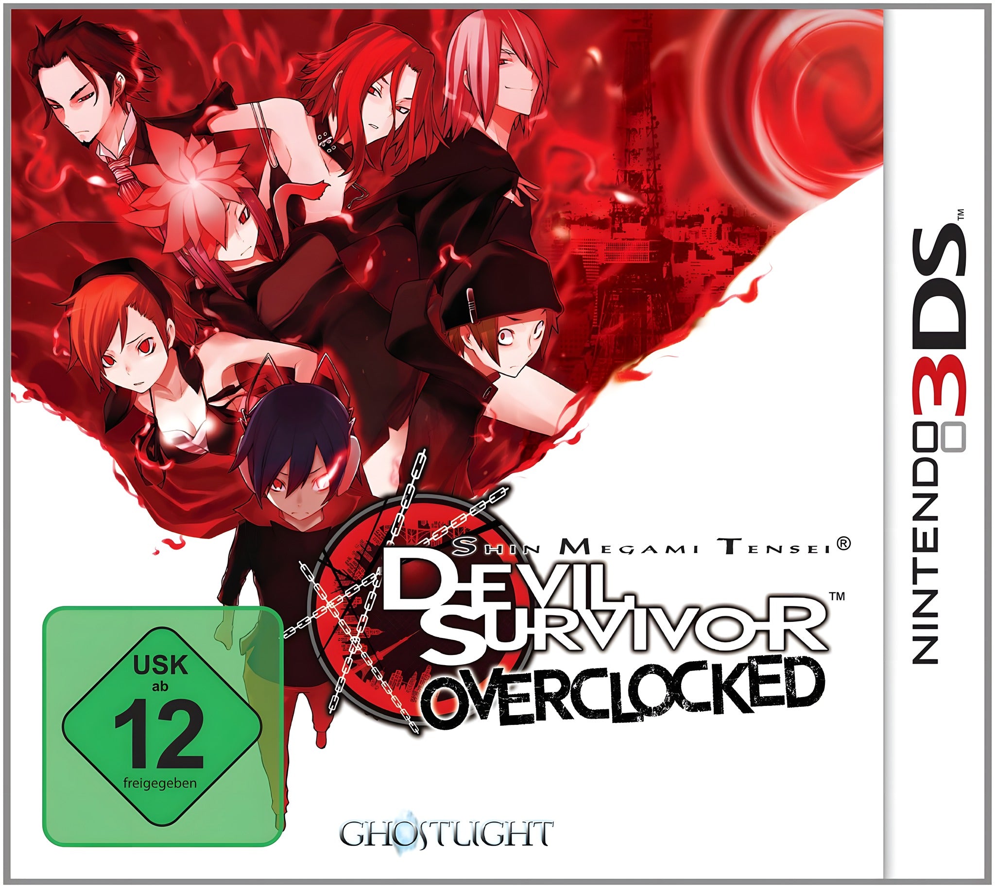 Shin Megami Tensei: Devil Survivor Overclocked (DE) – Cover Vorderseite