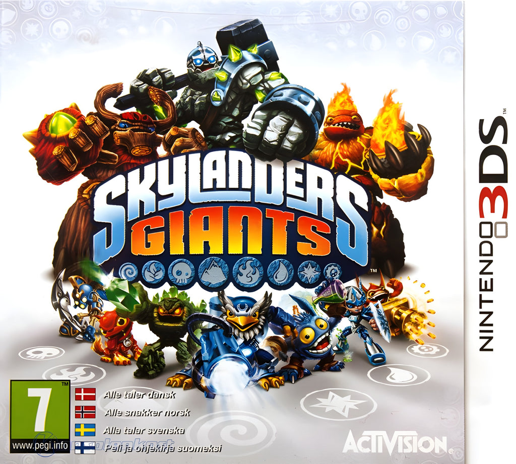 Das Cover von Skylanders: Giants für Nintendo 3DS