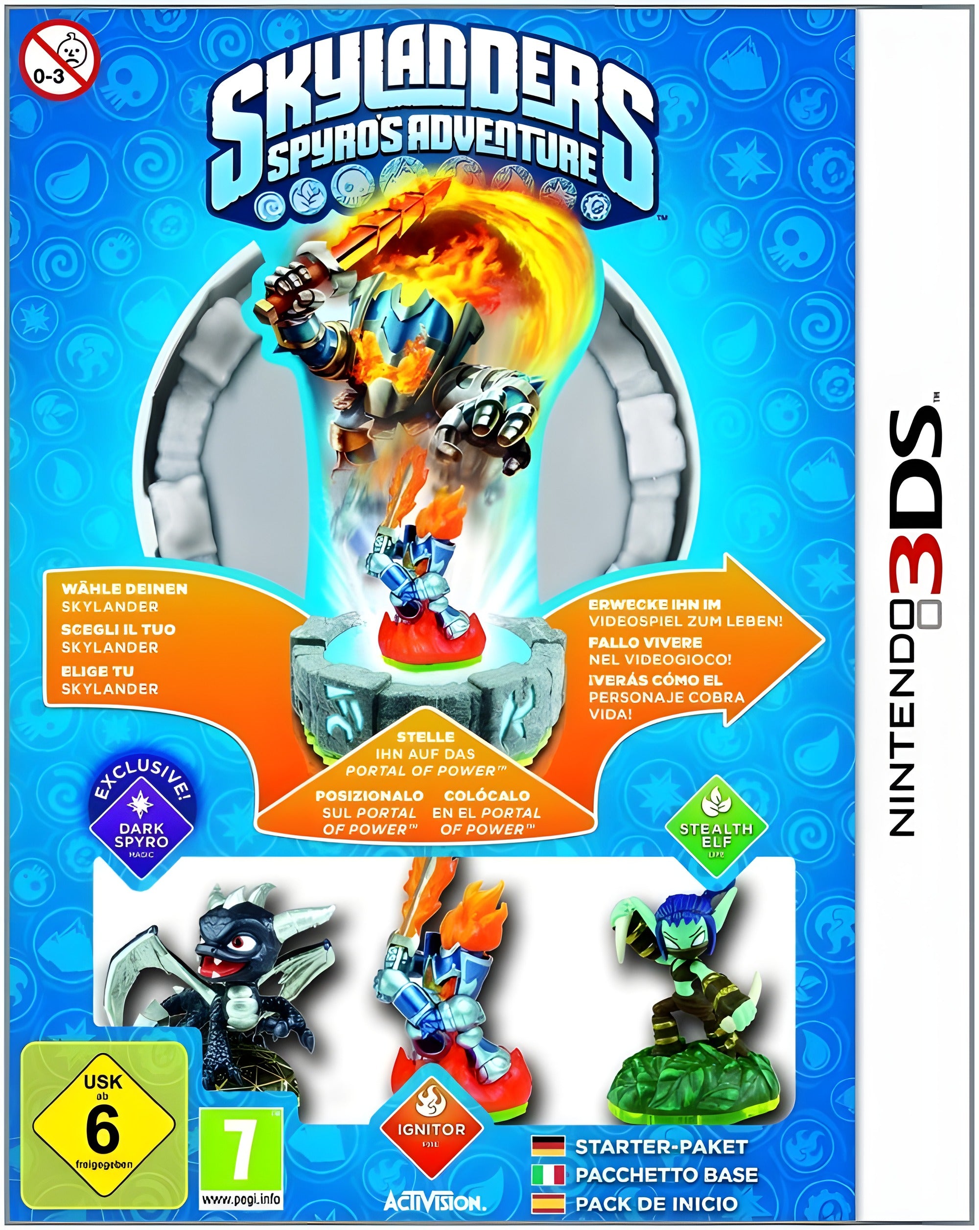 Das Cover von Skylanders: Spyro's Adventure Starter Pack für Nintendo 3DS