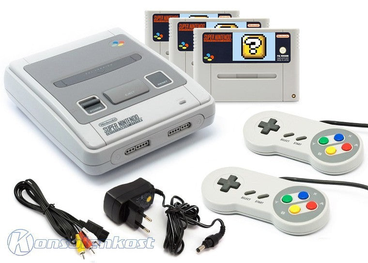Konsole + 3 Gratisspiele + 2 Controller + Zubehör