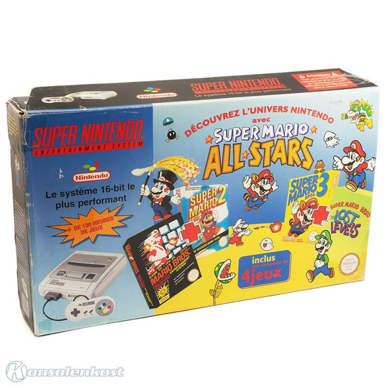 Konsole All-Stars Pack + 4 Spiele + Original Controller + Zubehör (FR)