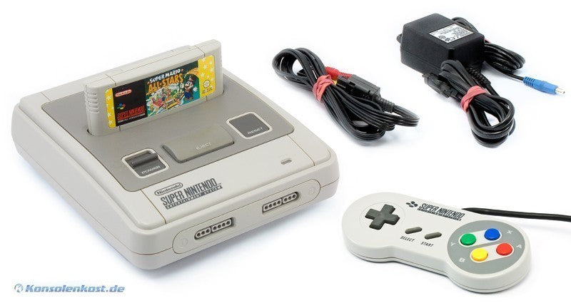 Konsole All-Stars Pack + 4 Spiele + Original Controller + Zubehör