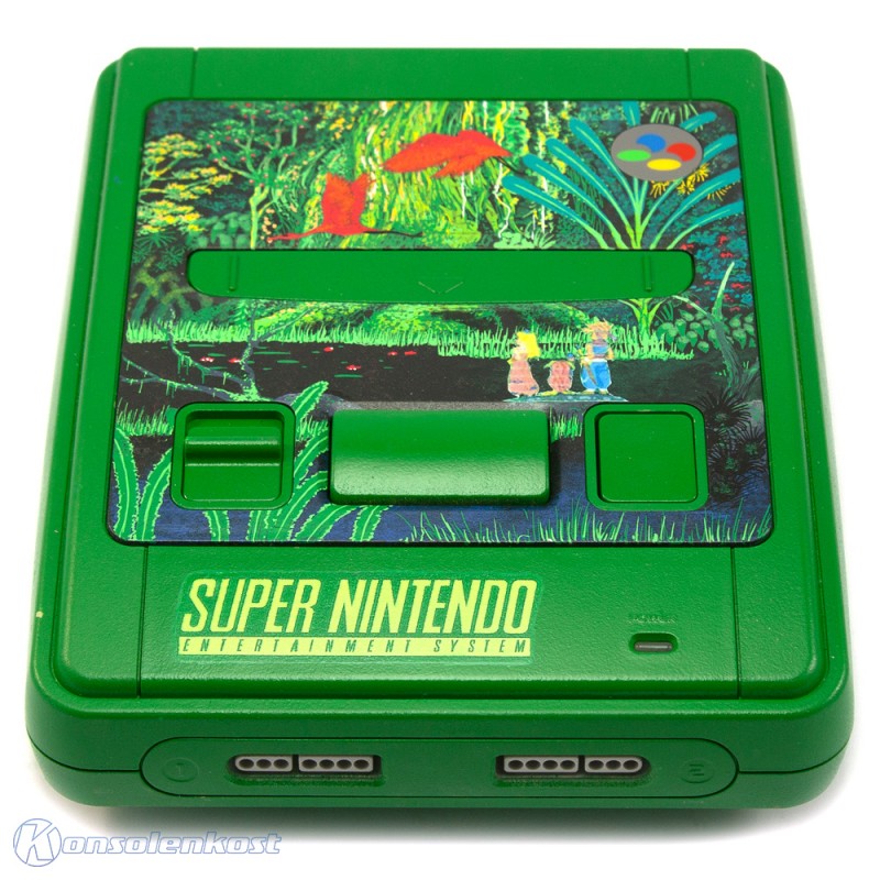 Konsole Custom Design Secret of Mana / Ölfarben + Original Controller + Zubehör