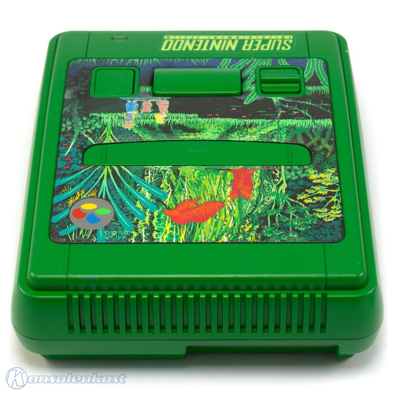 Konsole Custom Design Secret of Mana / Ölfarben + Original Controller + Zubehör