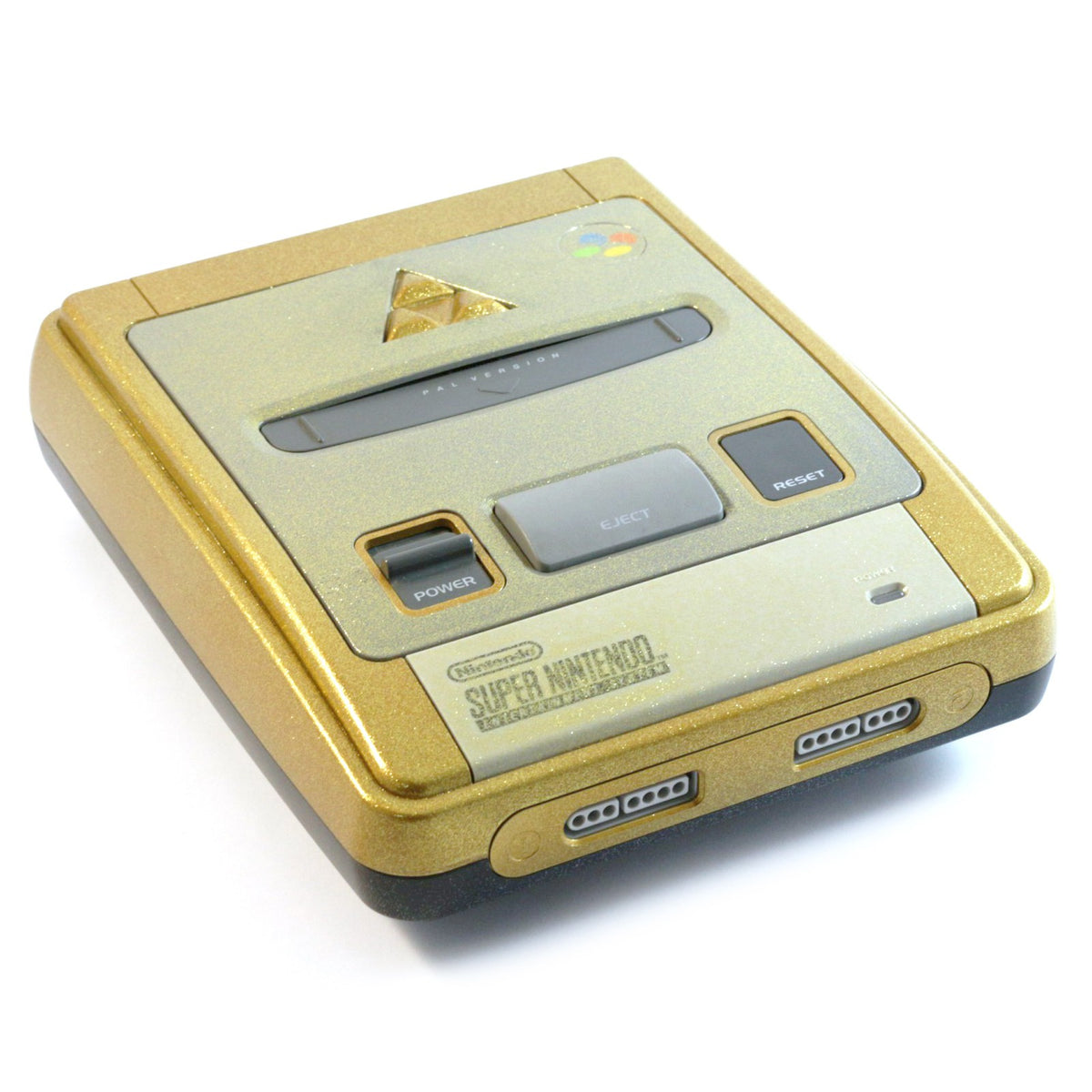 Konsole gold The Legend of Zelda Custom Design + Original Controller + Zubehör