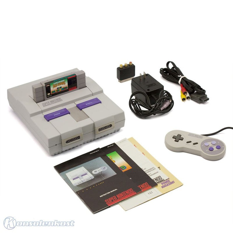 Konsole Mario Set + Spiel + Original Controller + Zubehör (US)