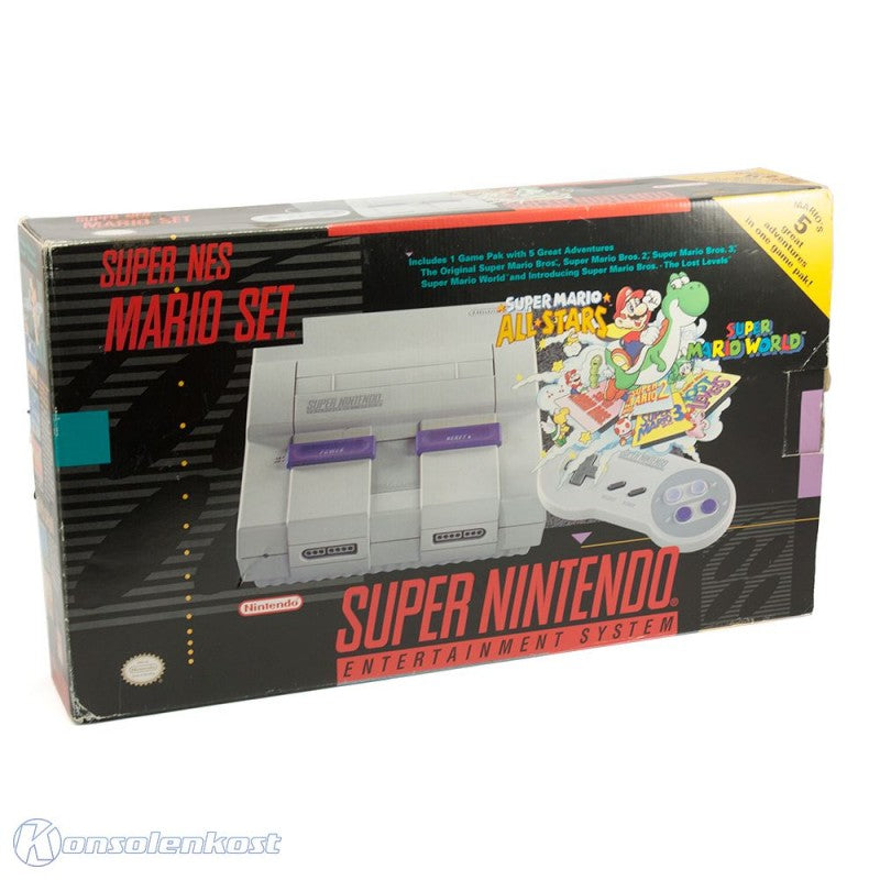Konsole Mario Set + Spiel + Original Controller + Zubehör (US)