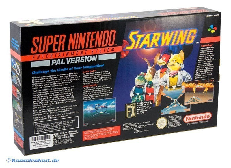 Konsole Starwing Set + Spiel + Original Controller + Zubehör