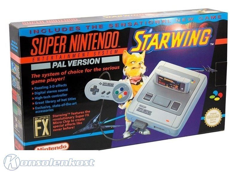 Konsole Starwing Set + Spiel + Original Controller + Zubehör