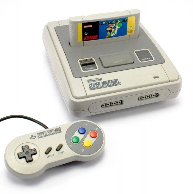 Konsole + Mario World + Original Controller + Zubehör
