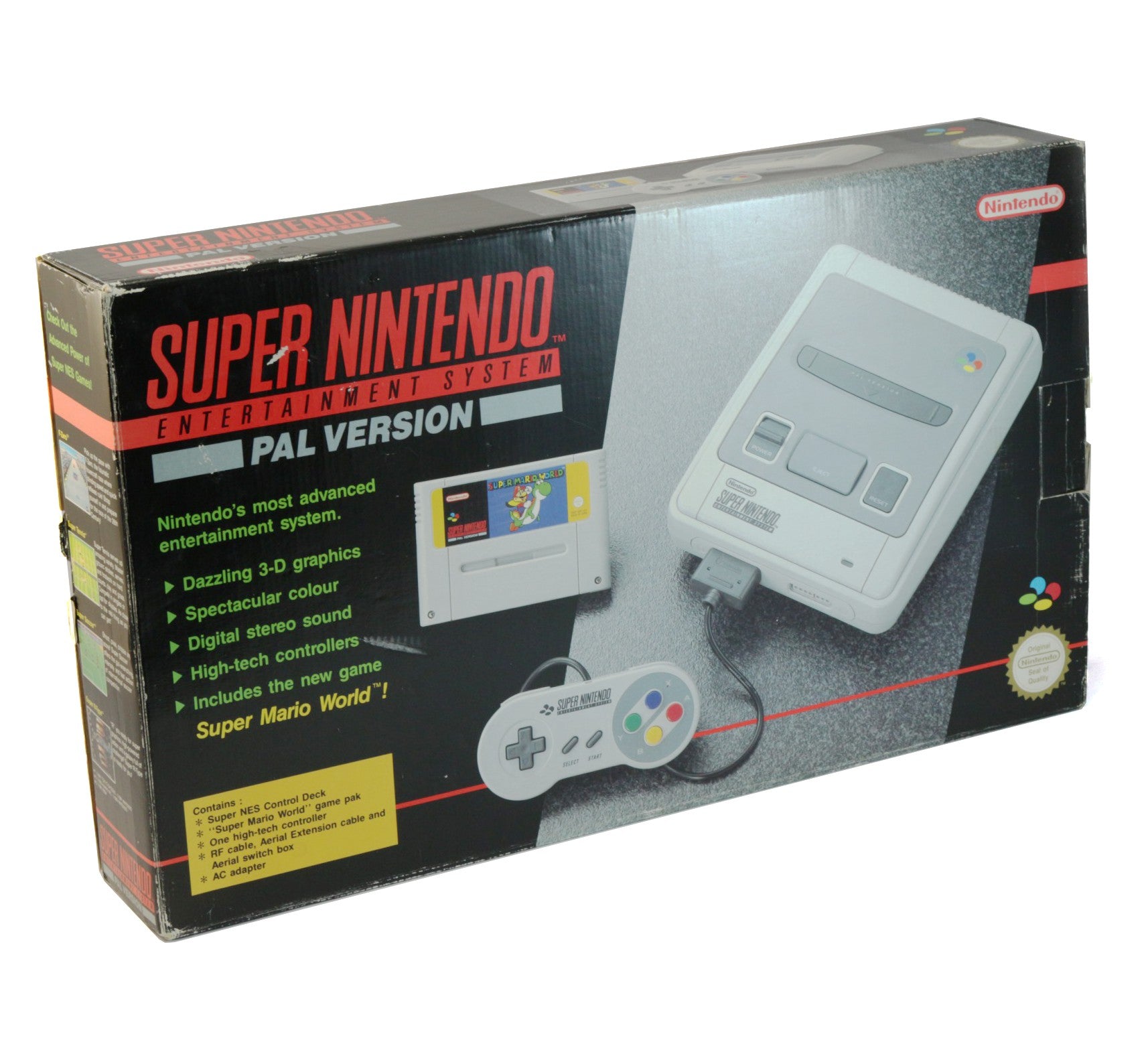 Konsole + Mario World + Original Controller + Zubehör