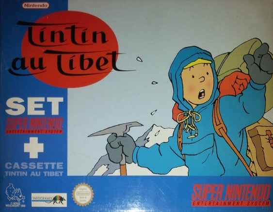 Konsole TinTin au Tibet Pack + Spiel + Original Controller + Zubehör SELTEN!