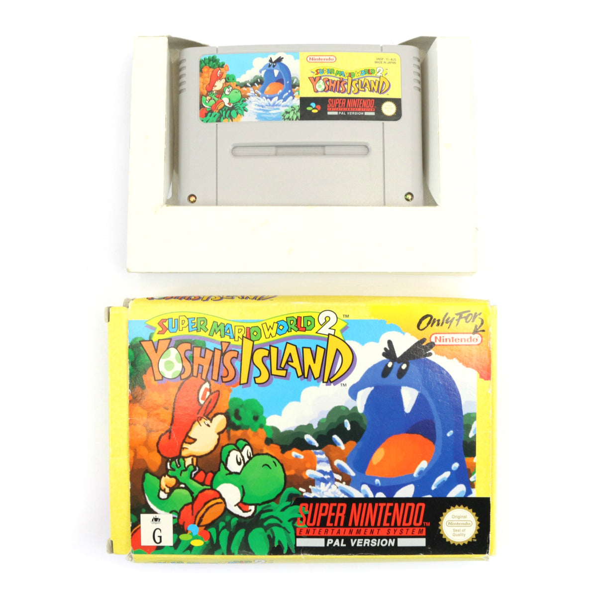 Konsole Yoshi's Island Set + Spiel + Original Controller + Zubehör (AU)