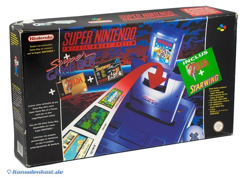 Konsole Zelda Starwing SGB Set + Spiele + Original Controller + Zubehör