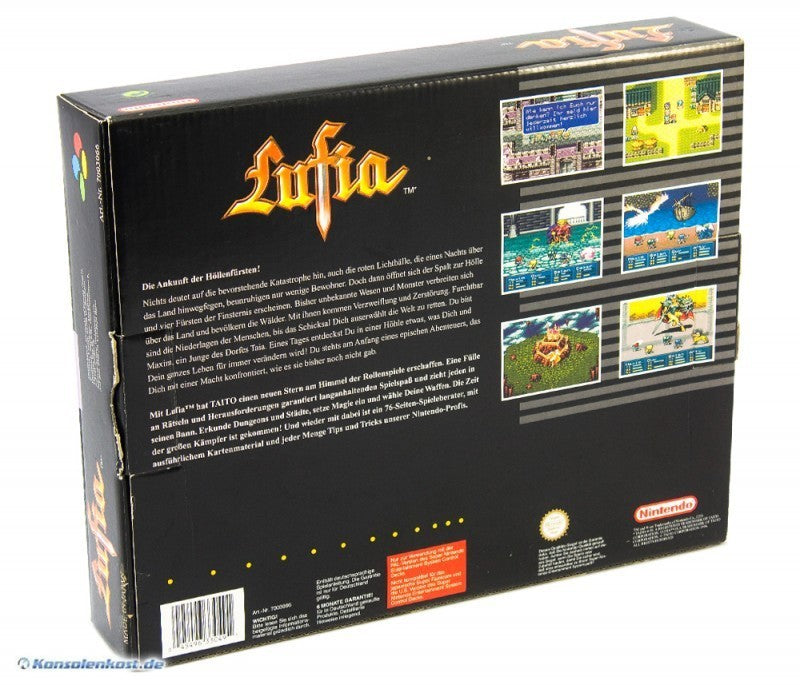 Lufia + Spieleberater (DE) — Big Box