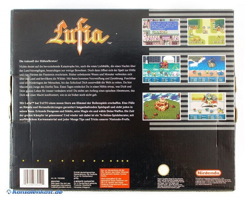 Lufia + Spieleberater (DE) — Big Box