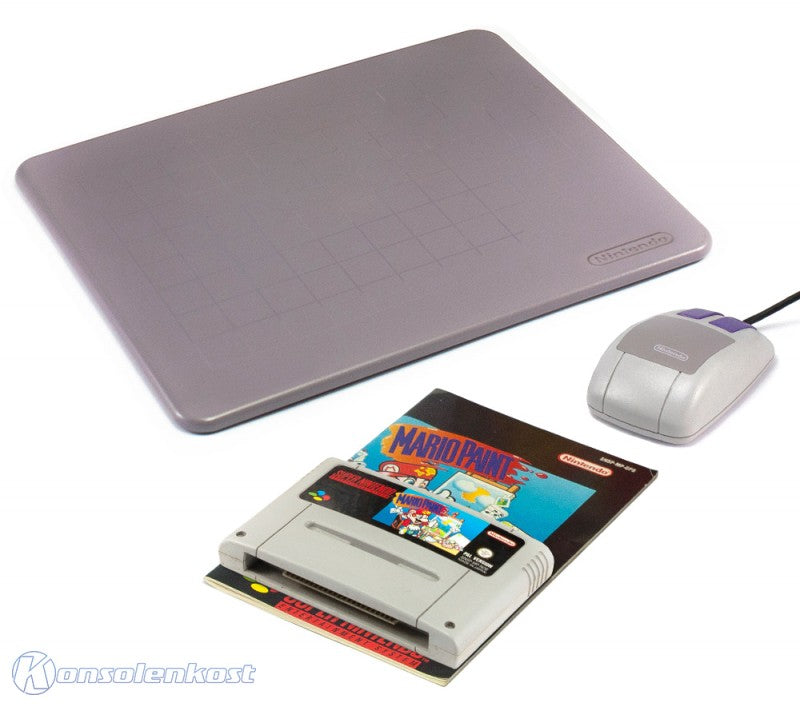 Mario Paint + Maus & Mousepad