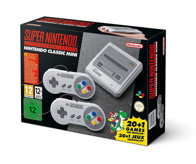 Super Nintendo Classic Mini Konsole + 2 Original Controller + HDMI & USB Kabel