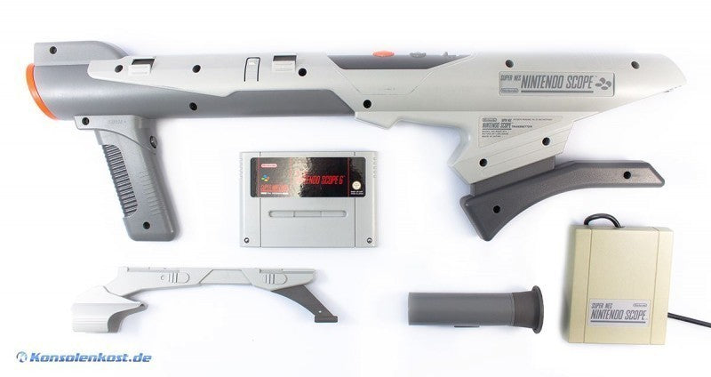 Nintendo Scope Bazooka + Super Scope 6