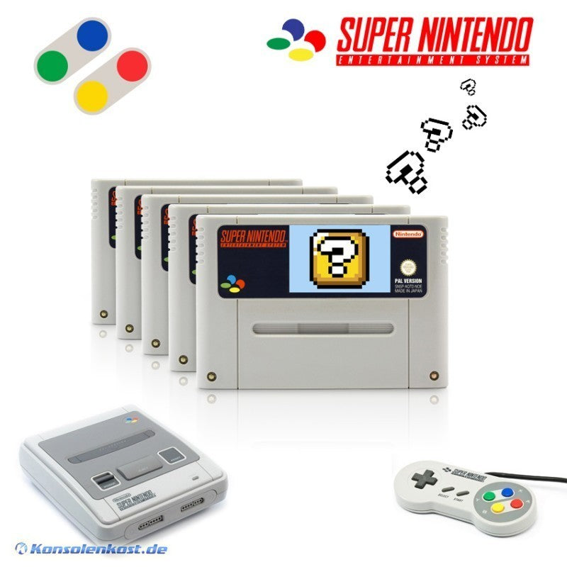 Wundertüte: 5 Original SNES Spiele