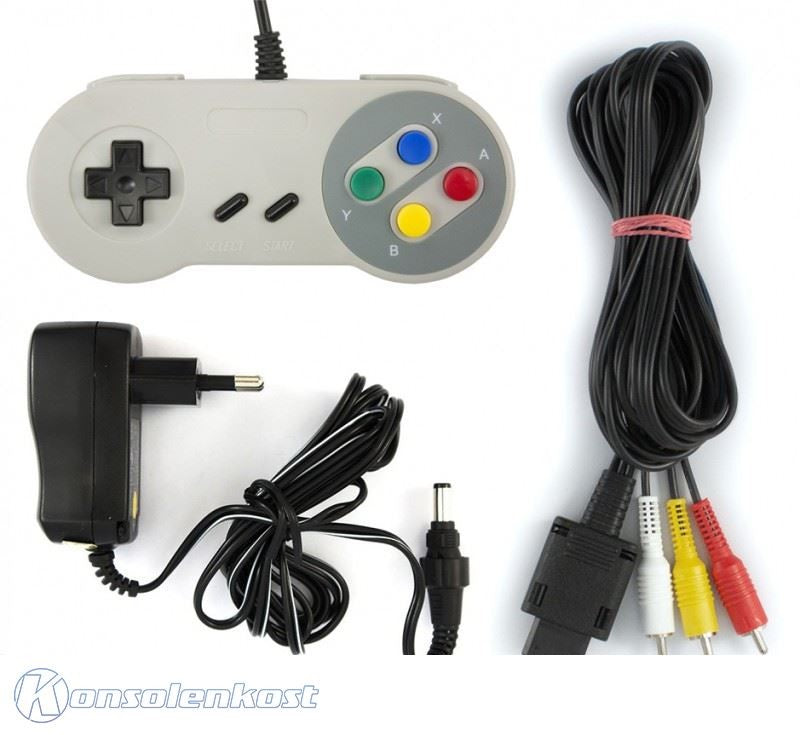 Zubehör Set: Controller + AV-Chinchkabel + Netzteil