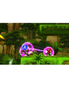 Im Spiel Sonic Boom: Der zerbrochene Kristall greift Knuckles mit einem Energieangriff an.