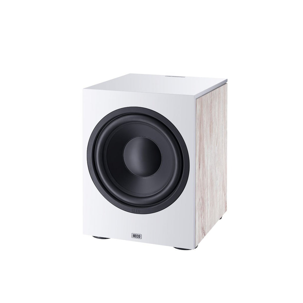 Heco Aurora Sub 30 A, Aktiver Bassreflex Subwoofer weiß