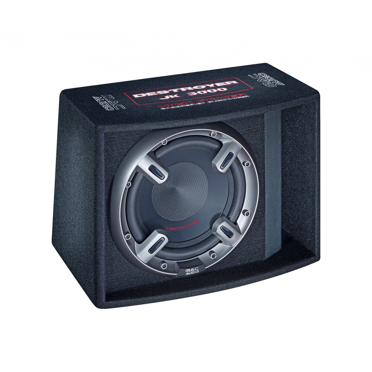 Mac Audio Destroyer JK 3000 | 1200 Watt Max High-Power Bandpass-Subwoofer schwarz