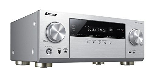 Pioneer 7.2 Kanal AV Receiver, VSX-933-S, Hifi Verstärker 135 Watt/Kanal silber