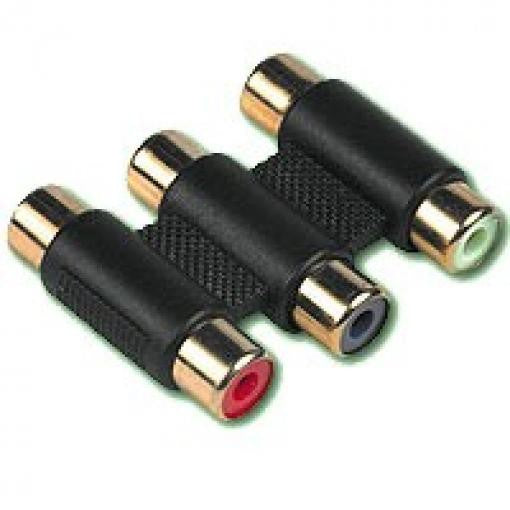 Cinch Adapter Buchse-Buchse 3-fach YUV