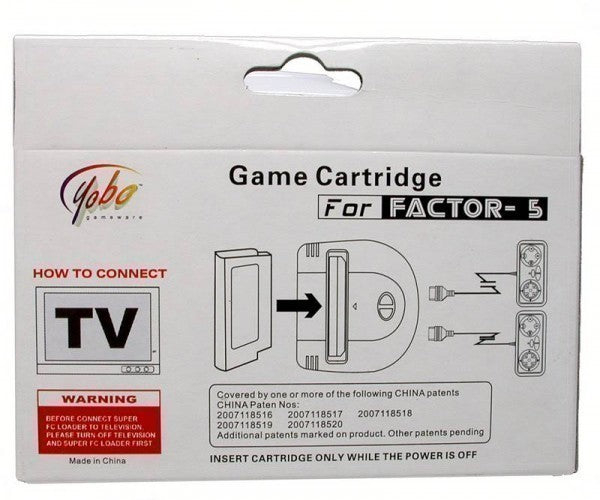 Game Cartridge/Patrone für Factor 5 Konsole
