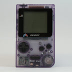 GB Boy Konsole Clear/Atomic Purple Custom Case
