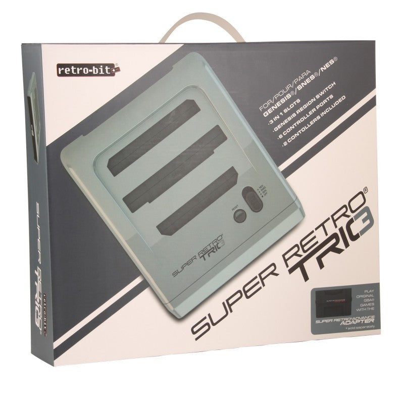 Konsole grau-schwarz Super Retro Trio 3 [retro-bit] (US)