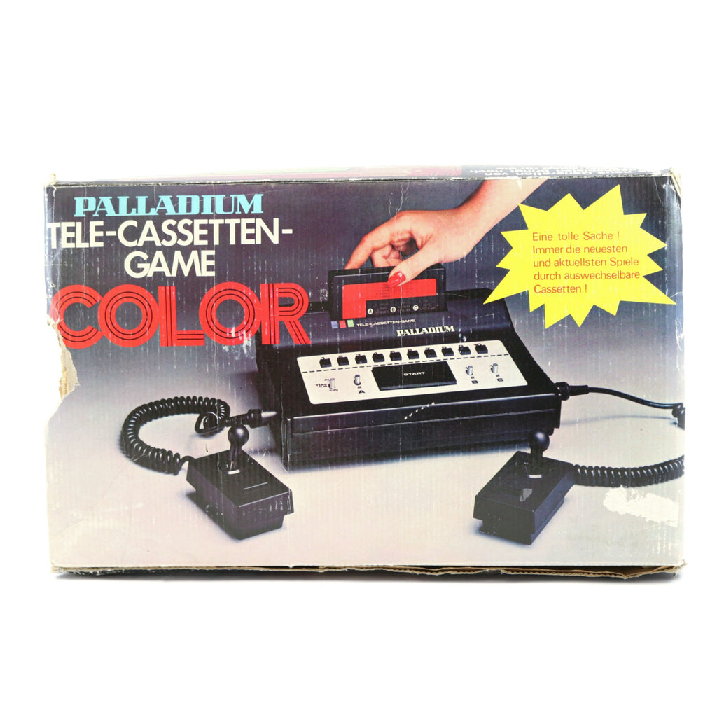 Konsole Palladium Tele-Cassetten-Game + Spiel + Zubehör