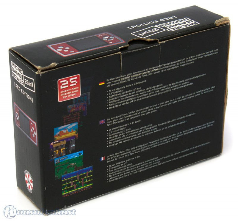 Micro Game Power Konsole 25in1 Red Edition [Kamikaze Gear]