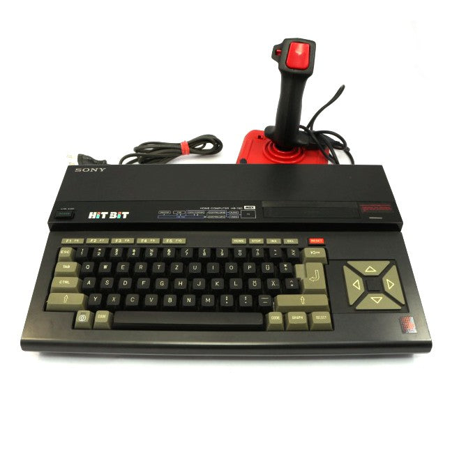 MSX Konsole Hit Bit 75D + Joystick + Zubehör [Sony]
