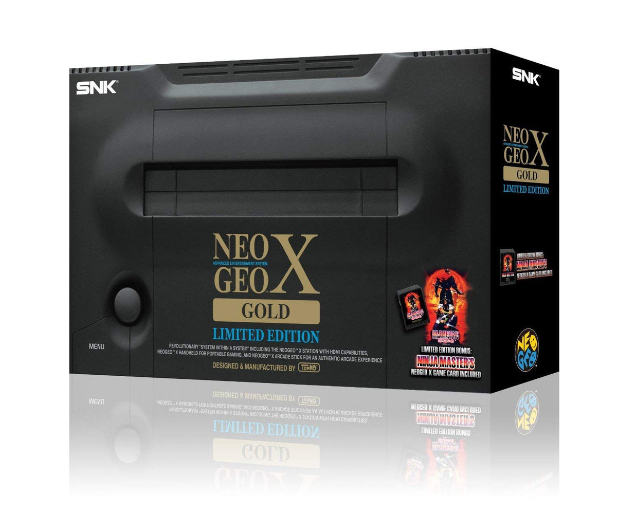 Neo Geo X Gold + Handheld + Arcade Stick + Spiele (JP) — Limited Edition